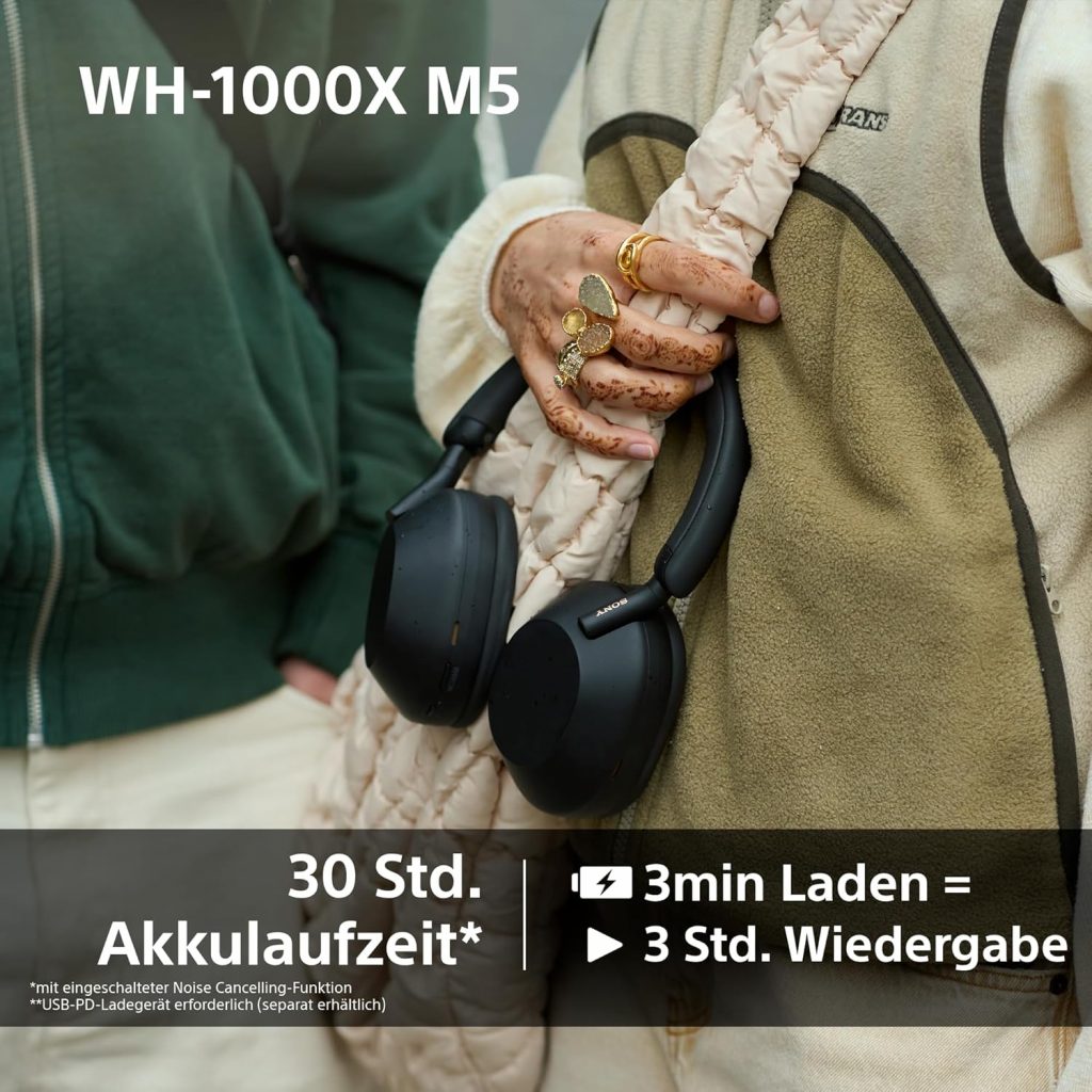 Sony WH-1000XM5 Akkulaufzeit